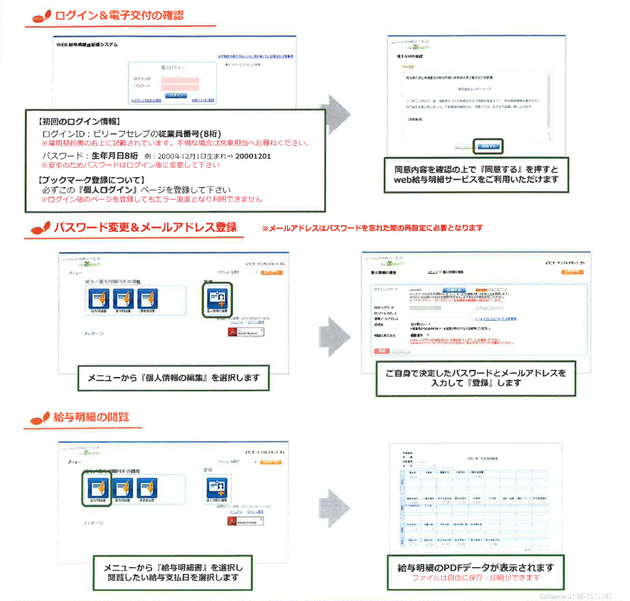 Web明細マニュアル